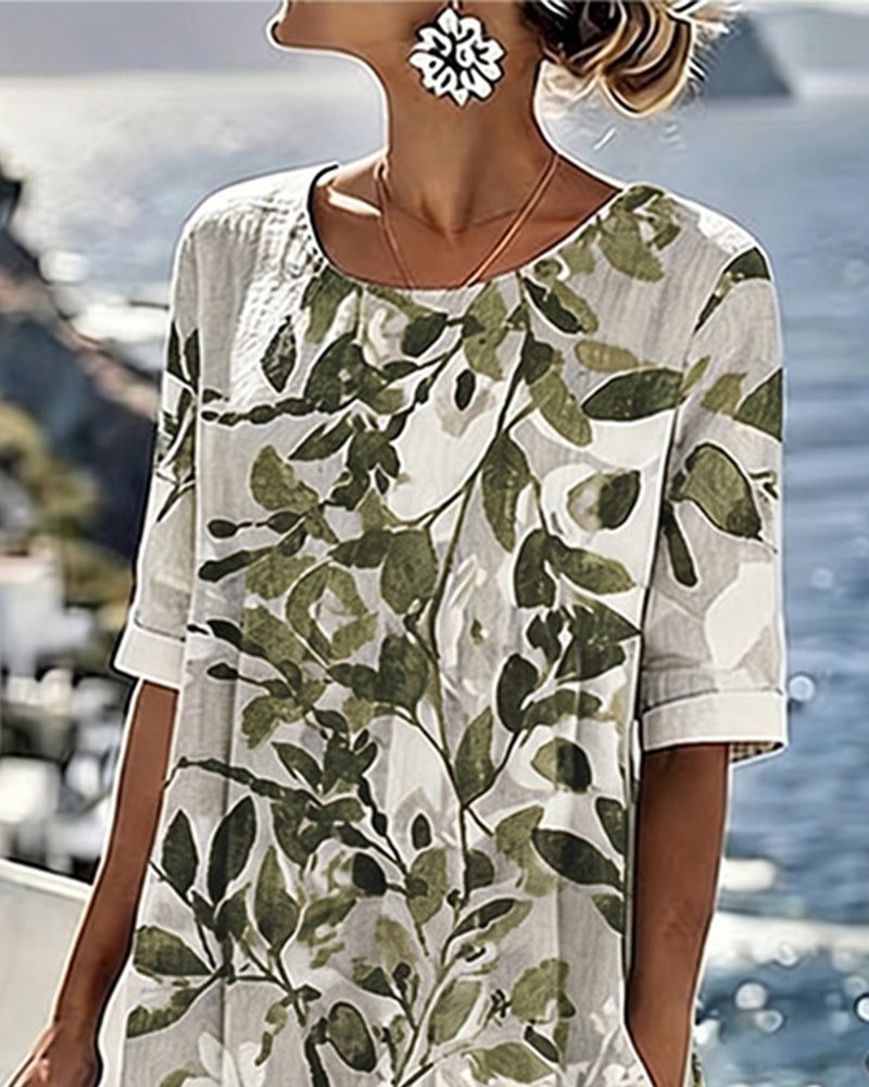 Jurk Geprint Shift