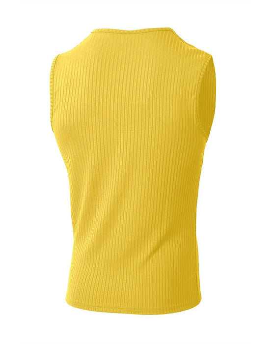 Heren Tanktop Effen Kleur Sport Casual