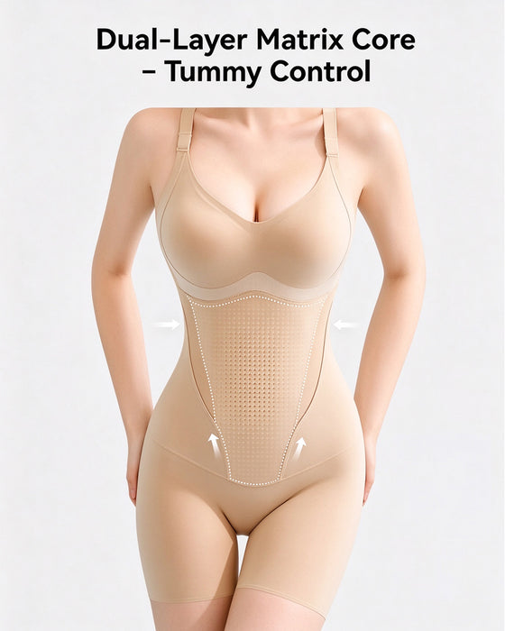 Verkoelende Buikcontrole Bilverhogende Shapewear Bodysuit