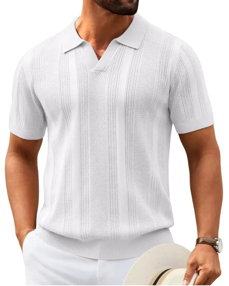 T-Shirt Polo Kraag Heren Korte Mouw