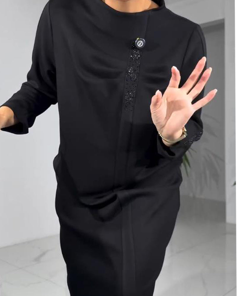 Jurk Met Gesofistikeerde Stijl En Elegante Sfeer