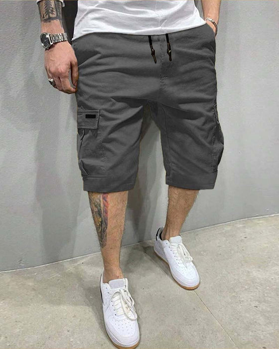 Shorts Trekkoord Taille Cargo