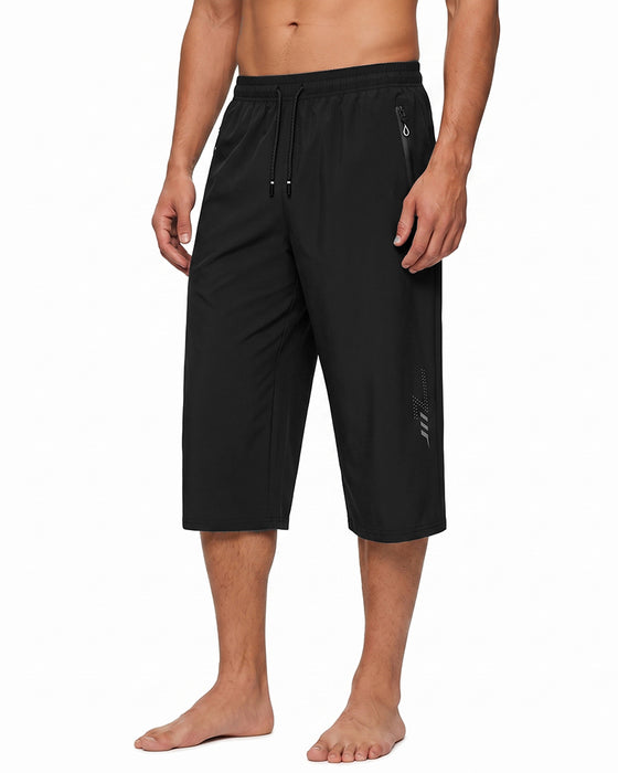 Broek Elastische Taille Zak Rits Trekkoord