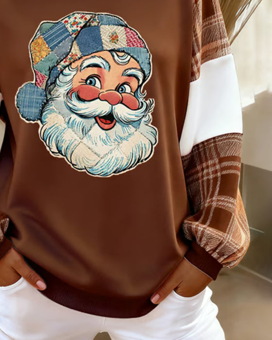 Trui Geruit Kerstprint Los