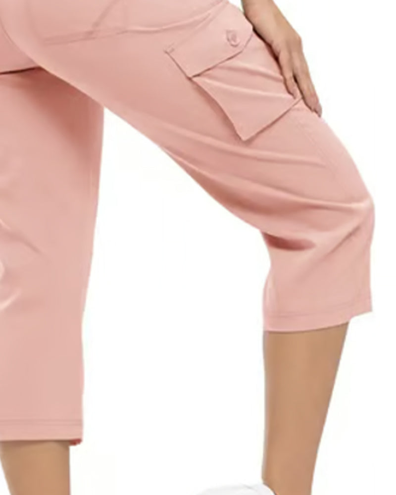 Broek Casual Cropped Multi-Zak Wandelen