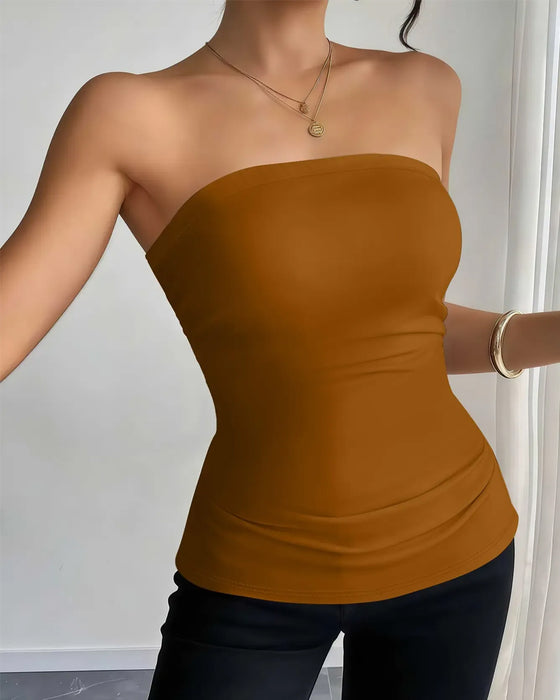 Tank Top Strapless Effen Mode