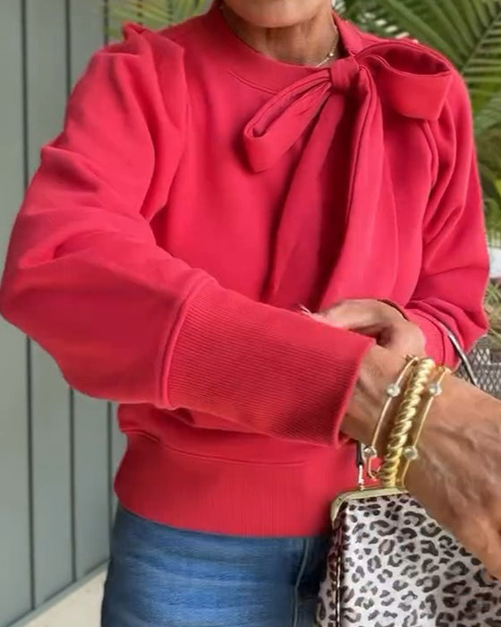 Sweatshirt Strik Pofmouw