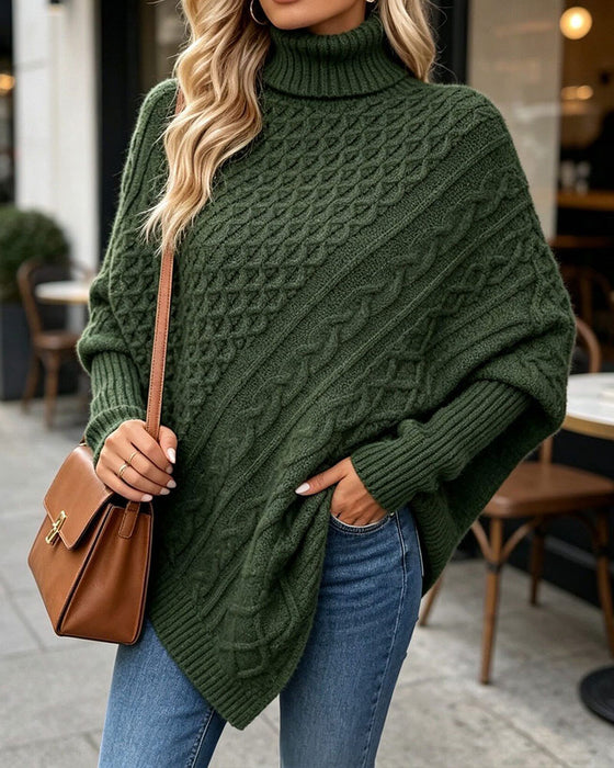 Trui Onregelmatig Effen Pullover