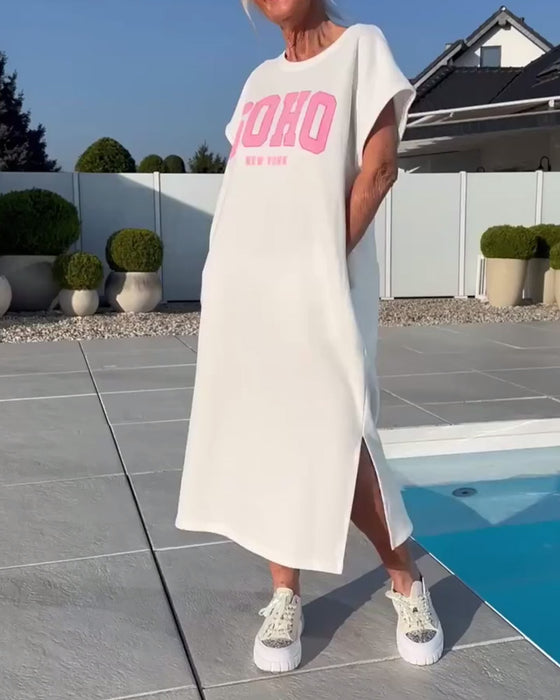 Jurk Mode Wijd Split