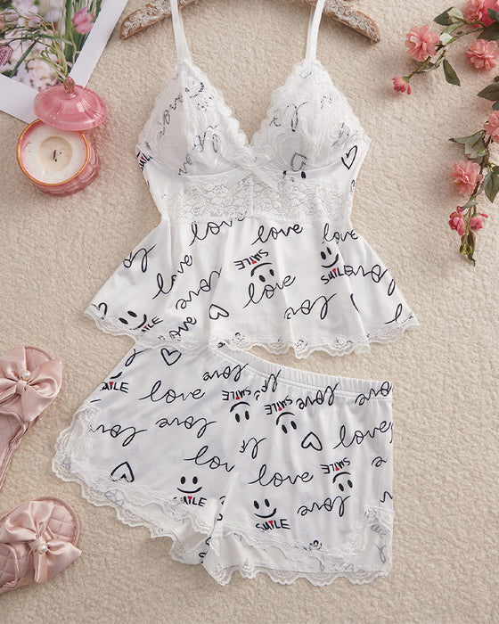 Set Kant Patchwork Sexy Pyjama