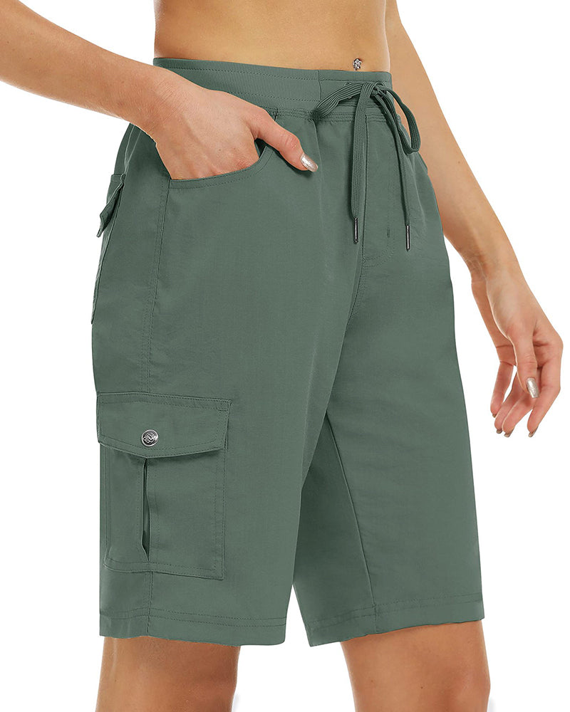 Dames Shorts Snel Drogende Cargoshorts Met Zakken