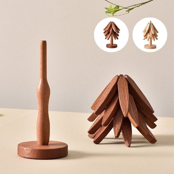 👍 Een Boom Massief Hout Isolatie Placemat