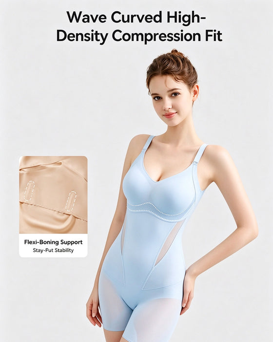 Verkoelende Buikcontrole Bilverhogende Shapewear Bodysuit