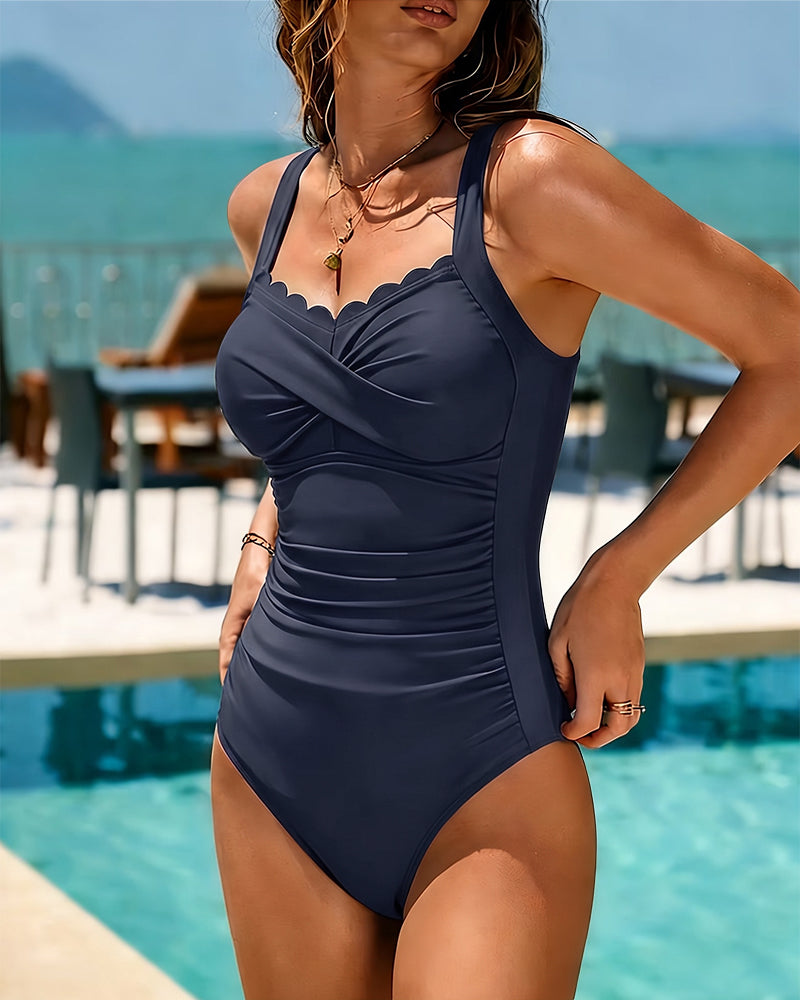 Bikini Kruis Taille Slankmakend Eenstuks