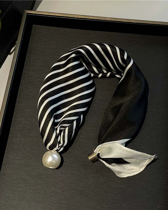 Moeiteloze glamour: Parelsjaal met kliksluiting 🧣