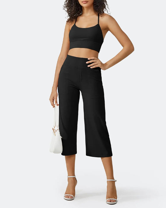 Broek Slim Fit Casual Veelzijdige Zak