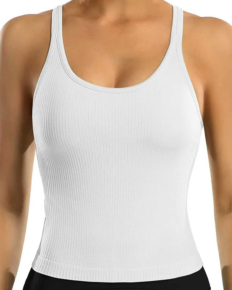 Tanktop Met Ingebouwde Bh En Racerback