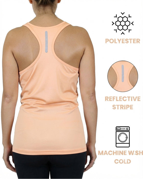 Tank Top Effen Kleur Mouwloos U-Hals Cross-Back