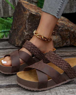 Sandaal Mode Platform Slide