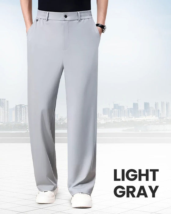Broek Casual Effen Rechte Pijp
