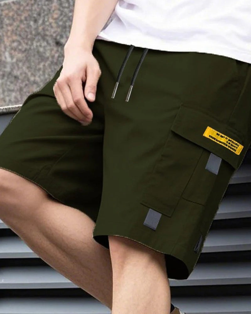 Shorts Casual Heren Cargo