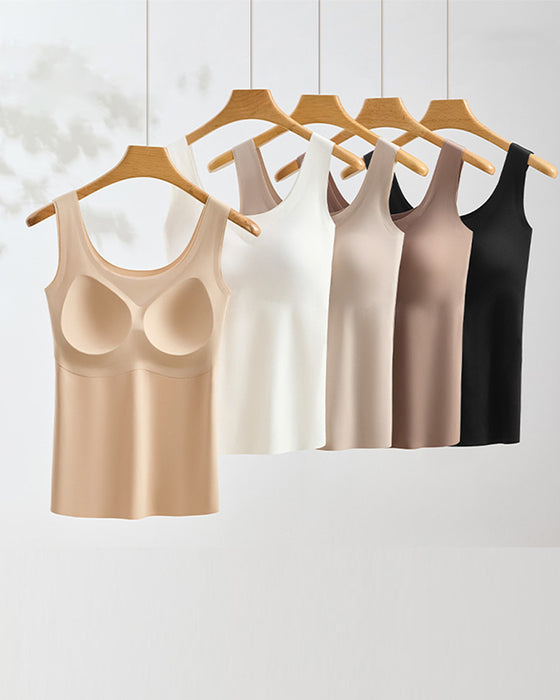 Tank Top Naadloos Ingebouwde Bh