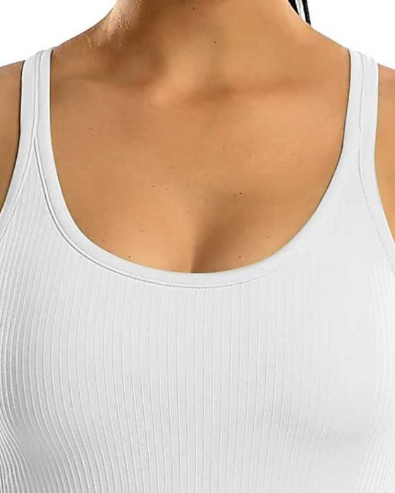Tanktop Met Ingebouwde Bh En Racerback