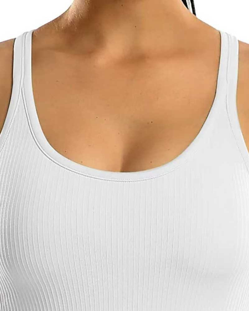 Tanktop Met Ingebouwde Bh En Racerback