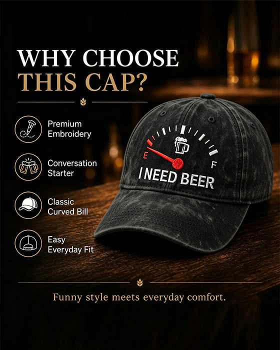 Dashboard Bier Geborduurde Baseball Pet