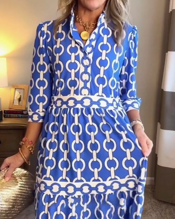 Jurk Casual Vakantie Boho