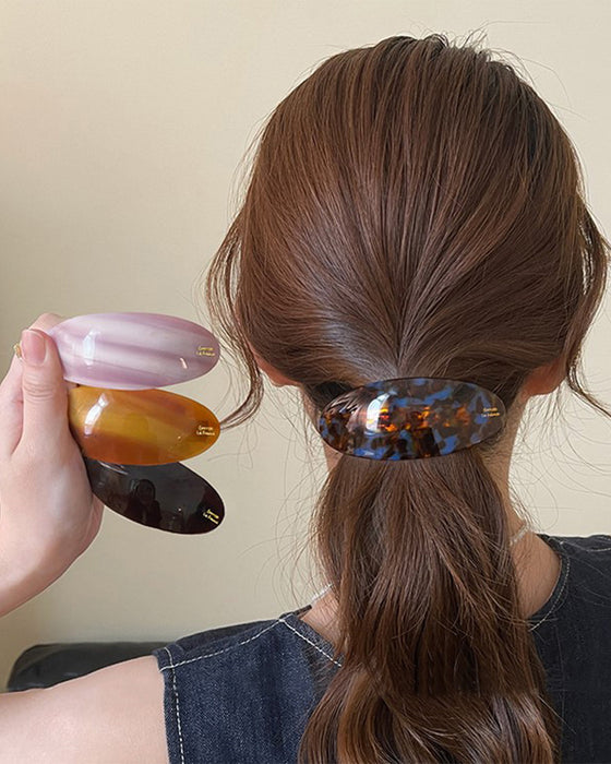 Een-Woord Paardenstaart Haarnaald Geavanceerd Gevoel Pony Klem Half Binden Haar Veer Klem Zijkant Klem Haaraccessoires