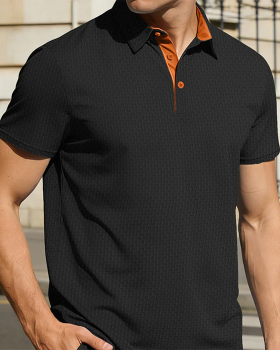 Heren T-Shirt, Effen Kleur, Korte Mouwen