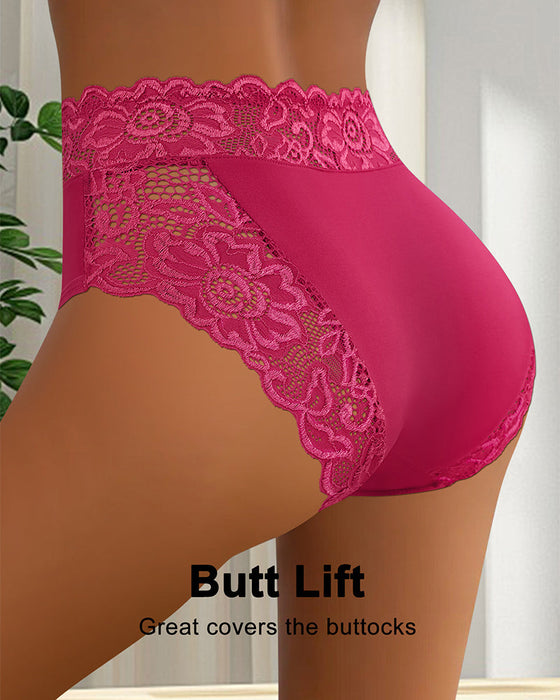 Slipje Sexy Kant Middelhoge Taille-4