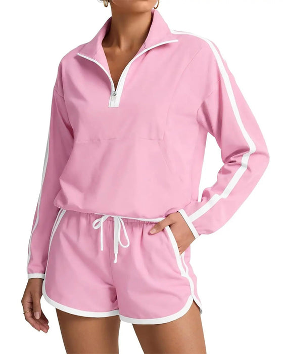 Set Rits-Trekkoord Kleurblok Casual
