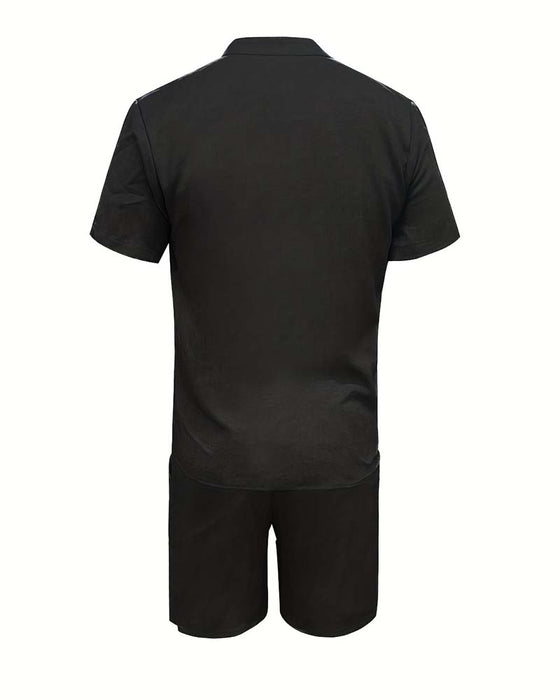 Heren Set Korte Mouw Overhemd En Shorts