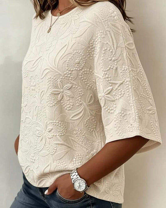 Blouse Dames Casual Bloemig