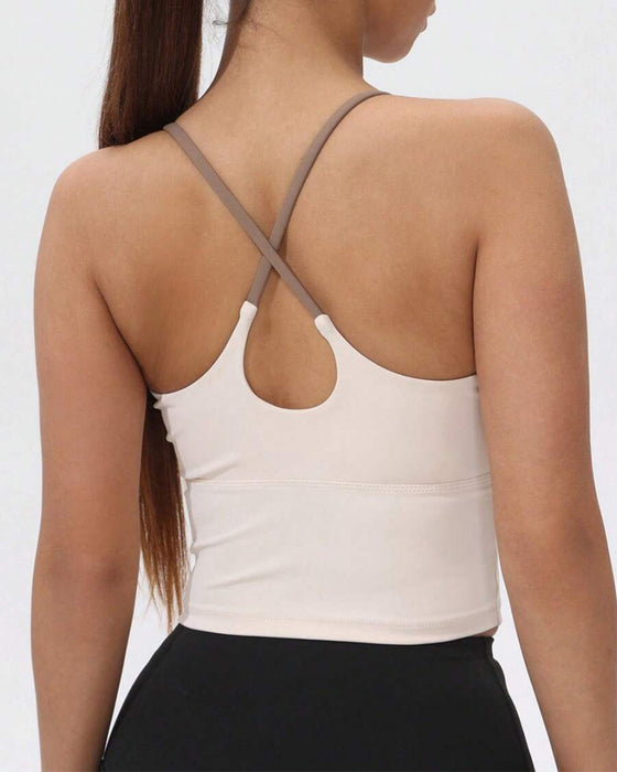 Sport Tanktop Met Geïntegreerde Borstpads