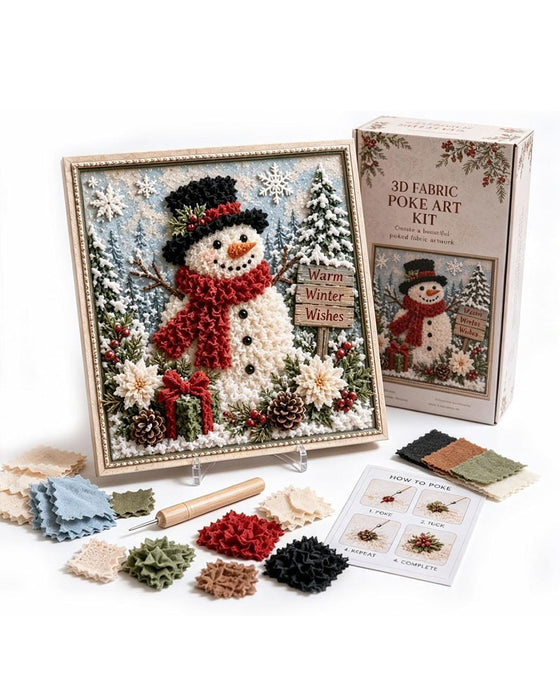 Kerst Naaldvilten Stof DIY Pakket