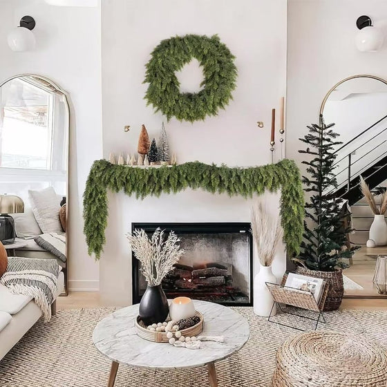 Rotan Kunstmatige Plant Kerst