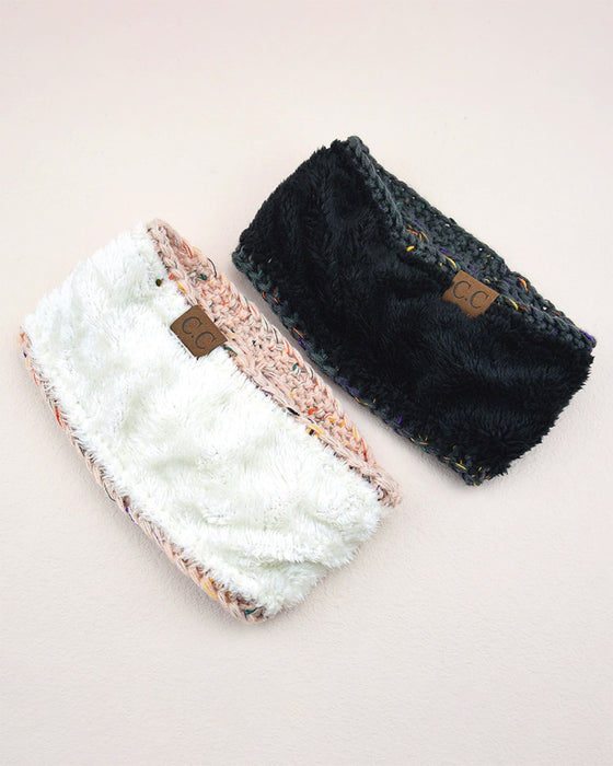 Fleece Gebreide Hoofdband Voor Herfst En Winter