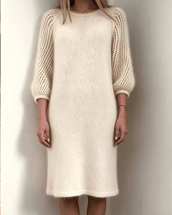 Trui Jurk Rondhals 3/4 Mouw