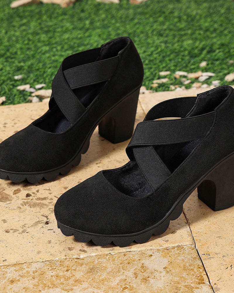 Schoenen Vintage Kruis Veters