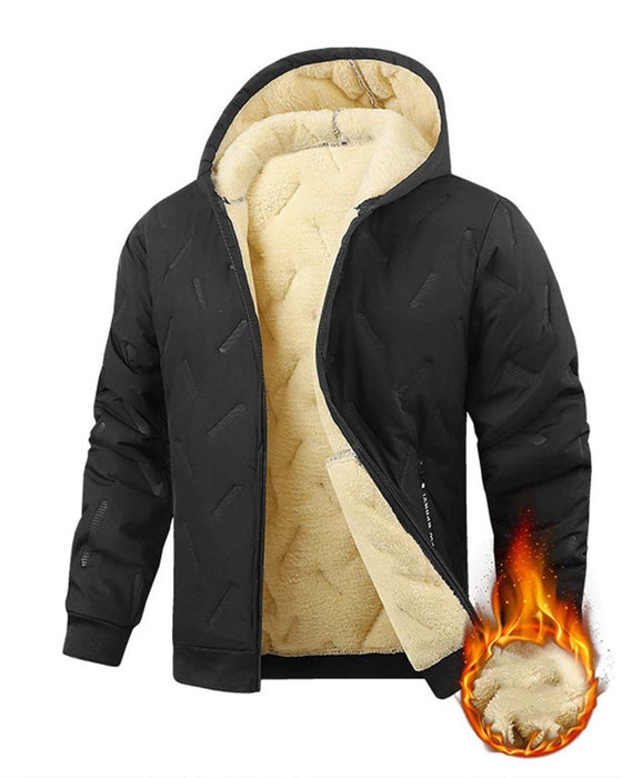 Jas Met Capuchon Fleece Gevoerd