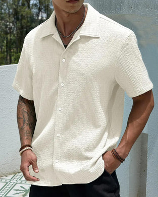 Heren Overhemd Casual Knoopsluiting Voorzijde