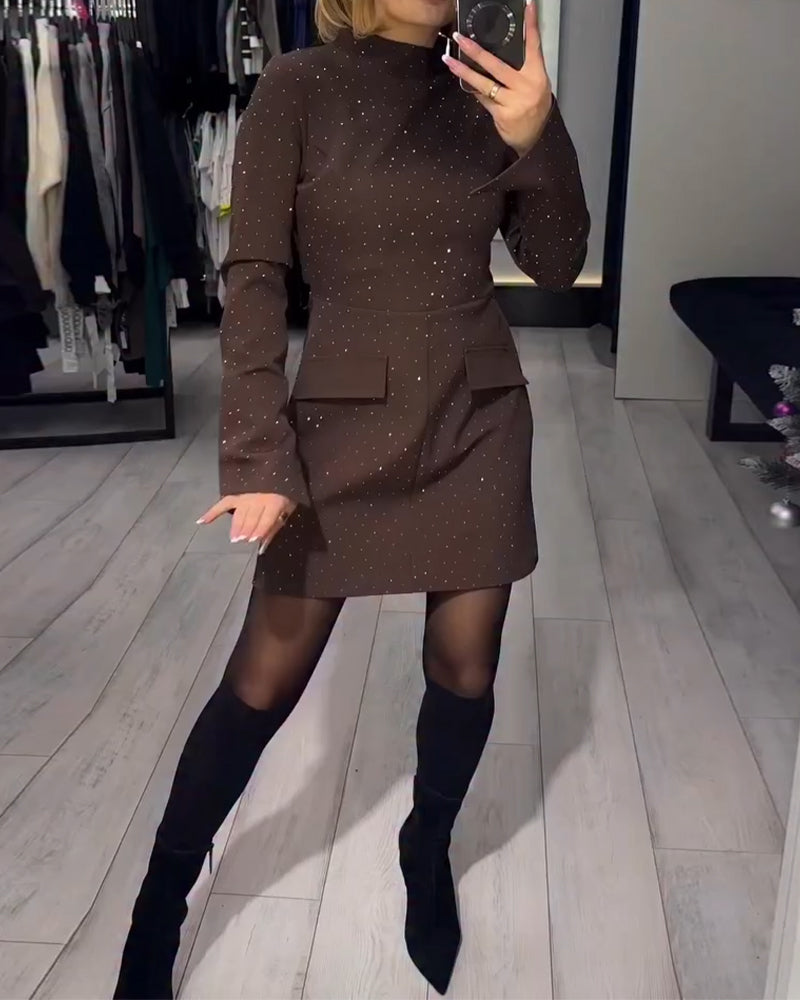 Elegante Jurk Met Subtiele Glans