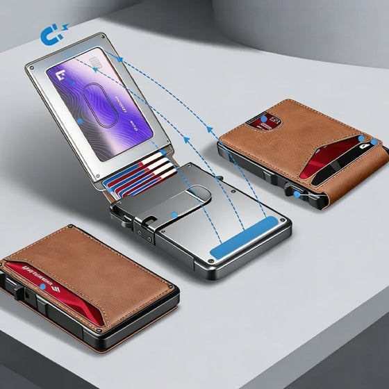 Rfid-Blokkerende Bifold-Portemonnee