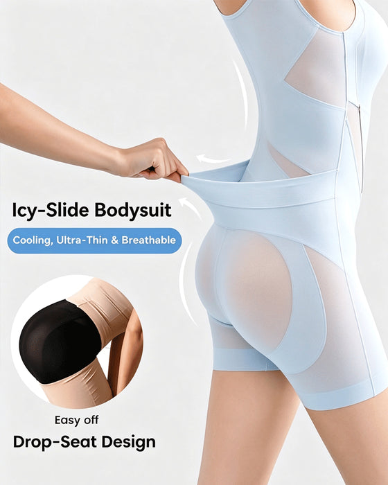 Verkoelende Buikcontrole Bilverhogende Shapewear Bodysuit