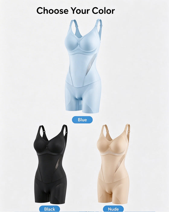 Verkoelende Buikcontrole Bilverhogende Shapewear Bodysuit