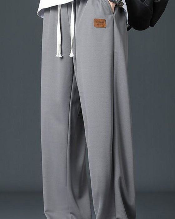 Heren Broek Casual Trekkoord Rechte Pijp