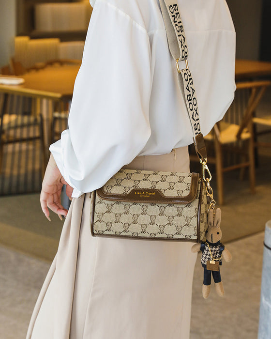 Tas Beerprint Eenvoudige Schoudertas